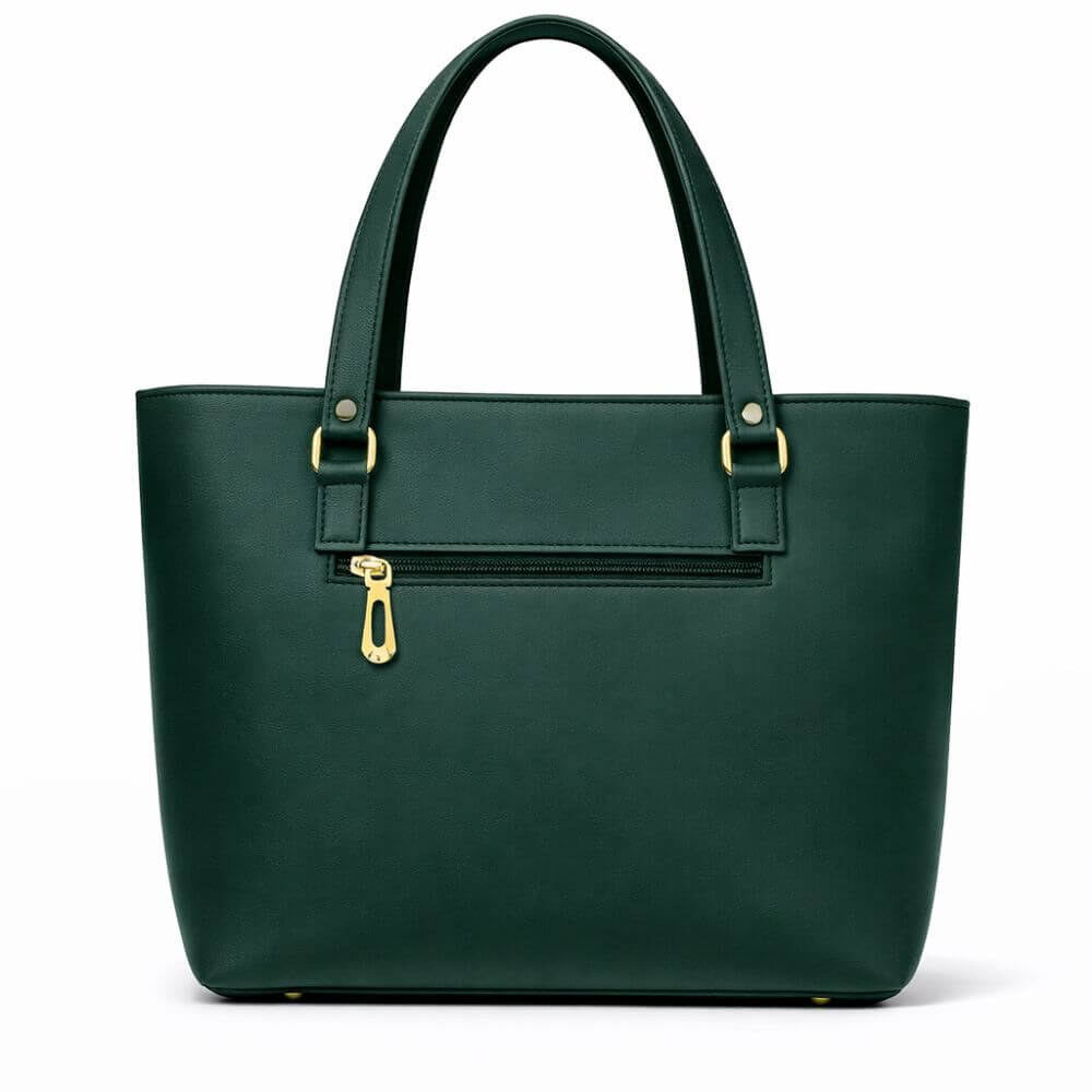 Luxe Everyday Carry Tote (Dark Green)